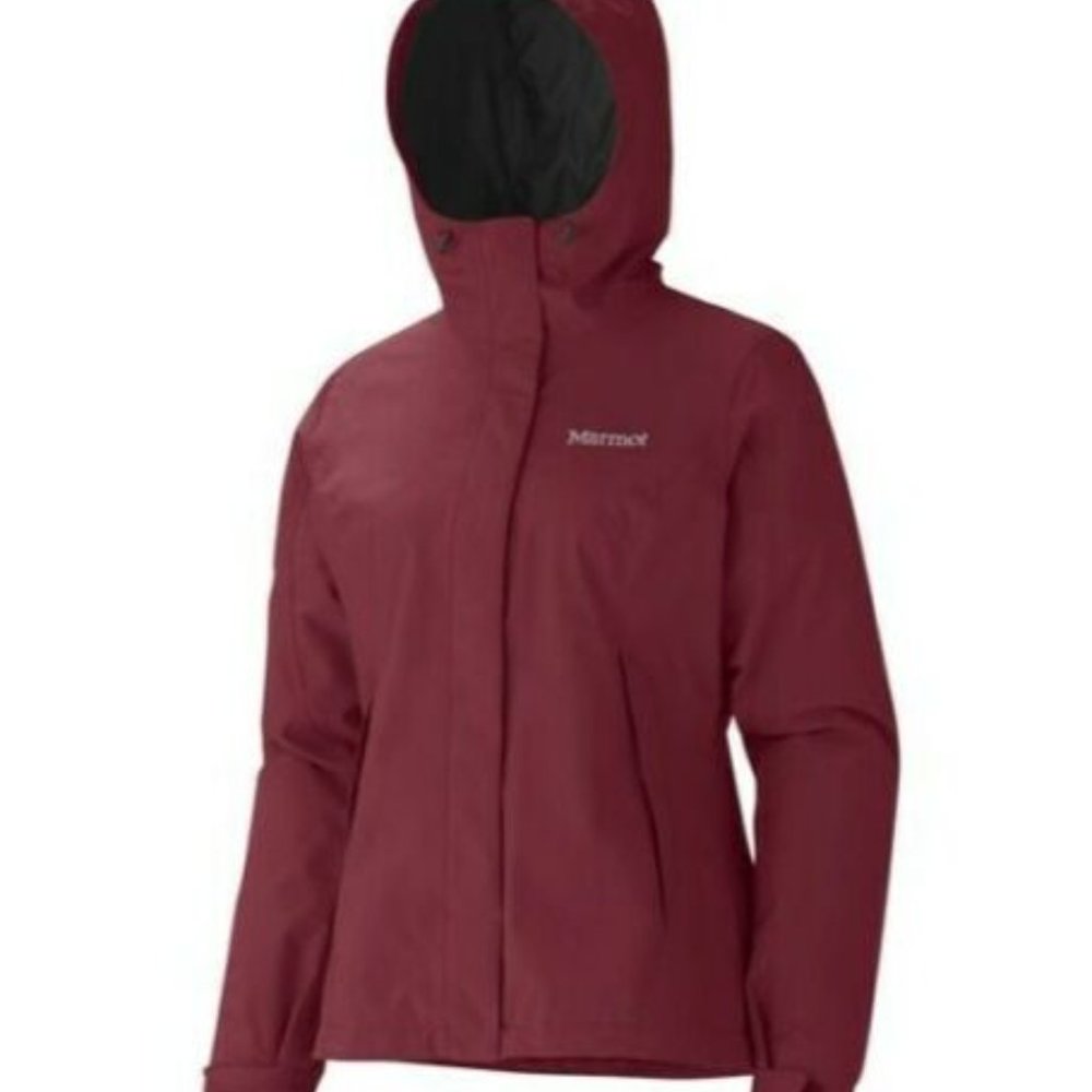 Marmot Rain Jacket- XS Red Full Zip Waterproof